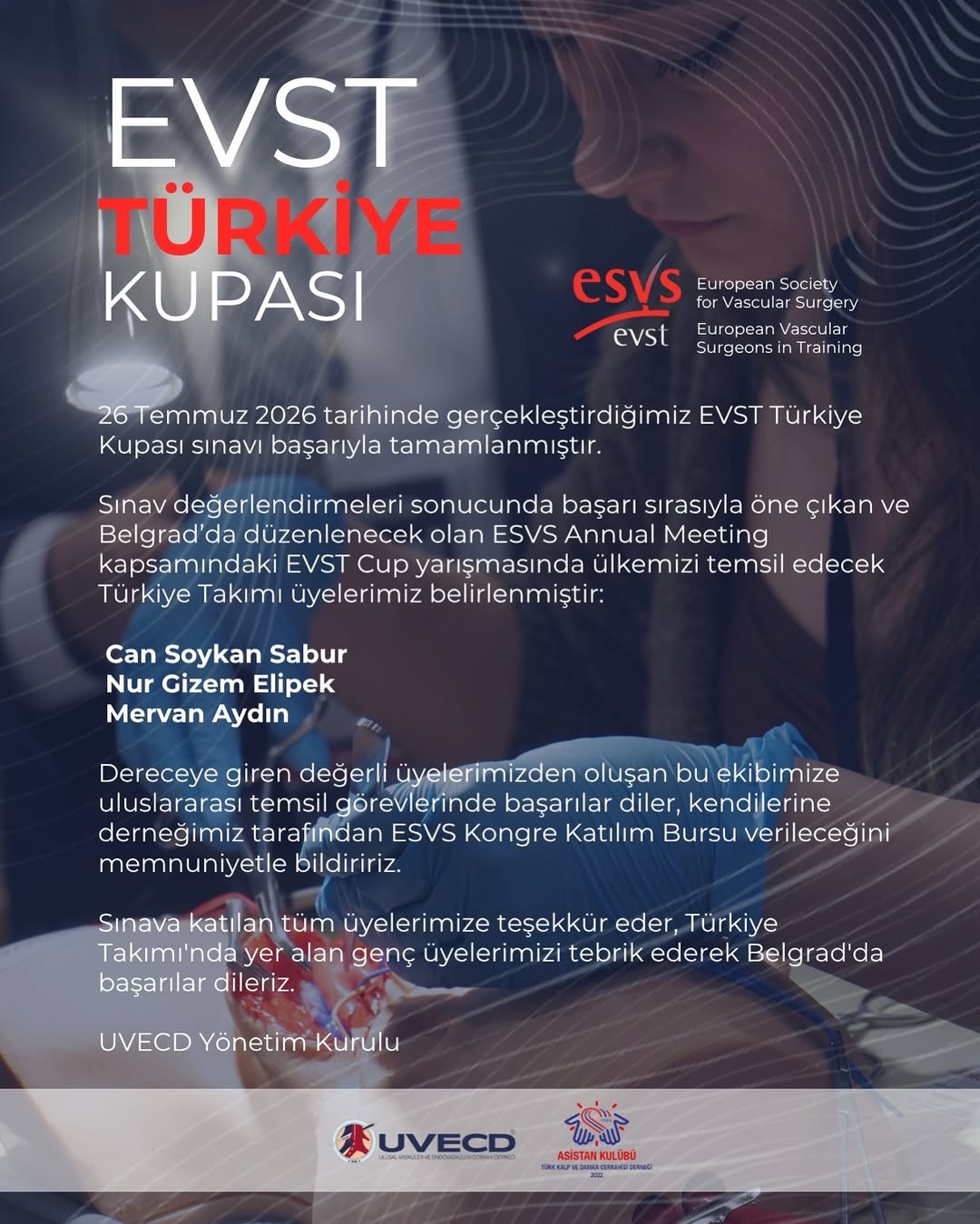 UVECD Instagram paylaşımı